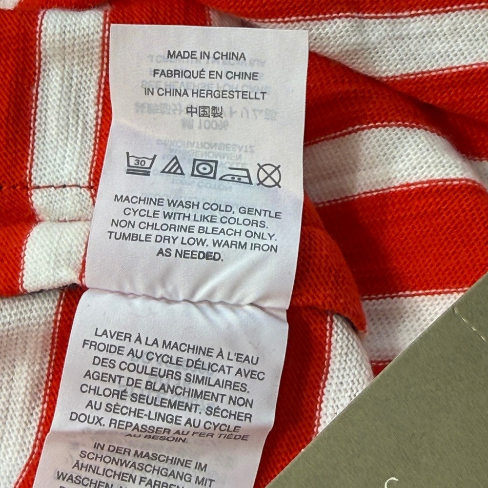 J.Crew Striped Knit T-Shirt Dress Small Red White Blue - Picture 9 of 9